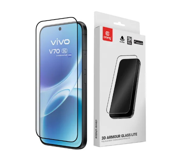 Crong 3D Armour Glass Lite do Vivo V70 5G