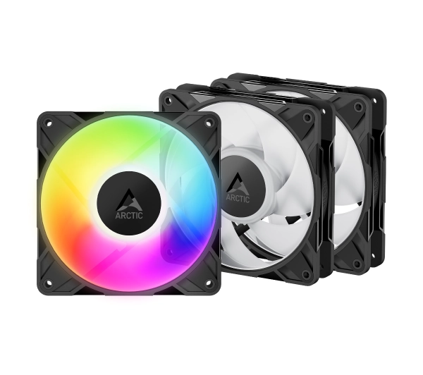 Arctic P12 Pro A-RGB PWM 120mm 3szt. Czarny