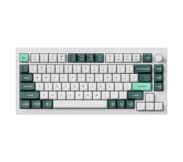 Keychron Q1 HE QMK Nebula Biało-Zielony