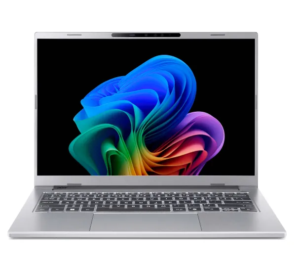 Acer Aspire 14 AI A14-61M OLED 14" Ryzen AI 7 350 16GB RAM 512GB Dysk SSD Win11 Srebrny Funkcje AI