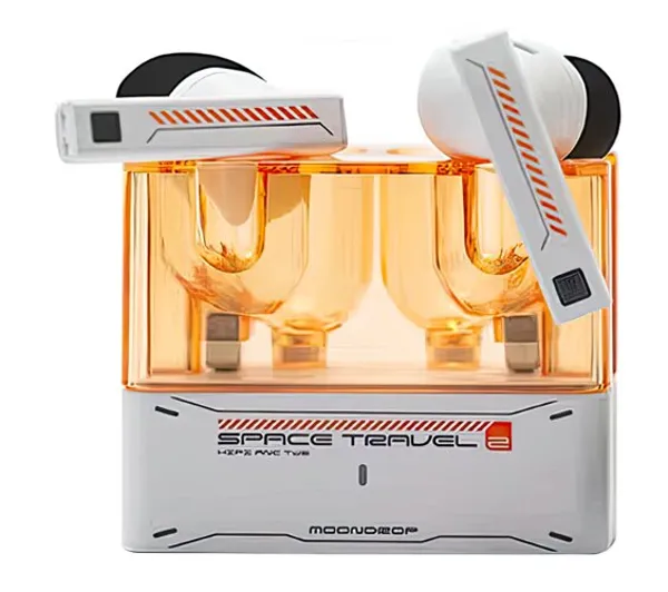Moondrop Space Travel 2 white Słuchawki Tws Hi-Fi z redukcją szumów Bt 6.0