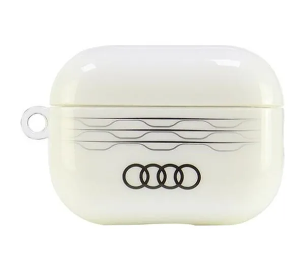 AUDI IML Geometric Pattern do Apple AirPods Pro 2 Biały