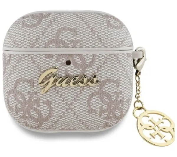 Guess 4G Charm Collection do Apple Airpods 4 Różowy