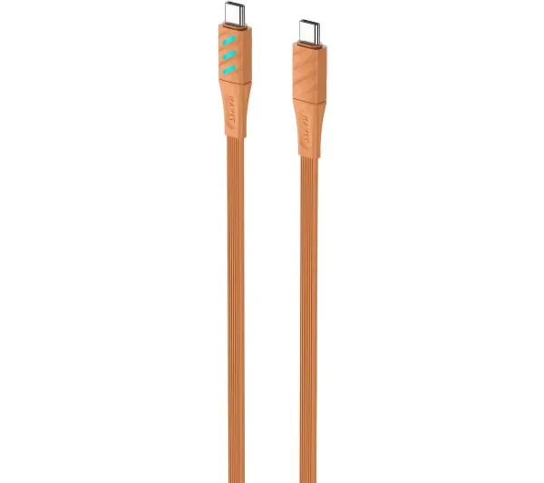 Havit CB6254 USB-C do USB-C 60W 1m Pomarańczowy