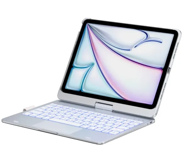 Typecase Flexbook Touch z klawiaturą do iPad Pro 11" Srebrny