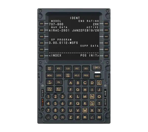 MOZA Racing MB7F Flight Computer Display