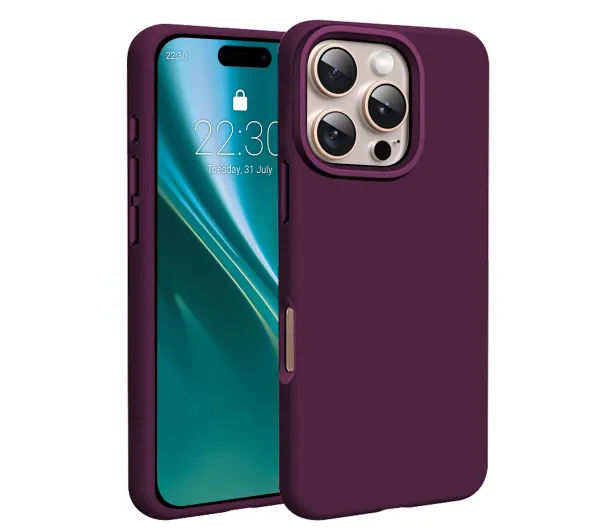 Etteri Silicone Mag do iPhone 16 Pro Max Bordowy