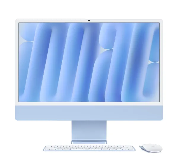 Apple iMac Retina 4.5K M6 10-rdzeni 24" 16GB RAM 256GB Dysk SSD macOS Niebieski