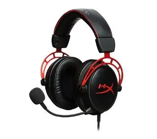 HyperX Cloud Alpha HX-HSCA-RD/EM Nauszne Czarno-czerwony