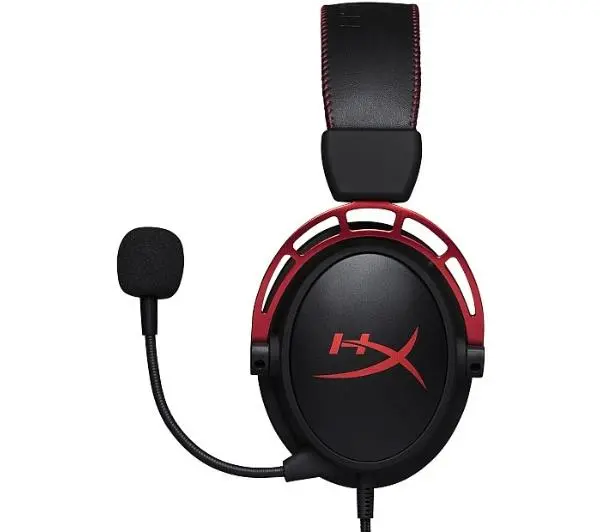 HyperX Cloud Alpha HX-HSCA-RD/EM Nauszne Czarno-czerwony