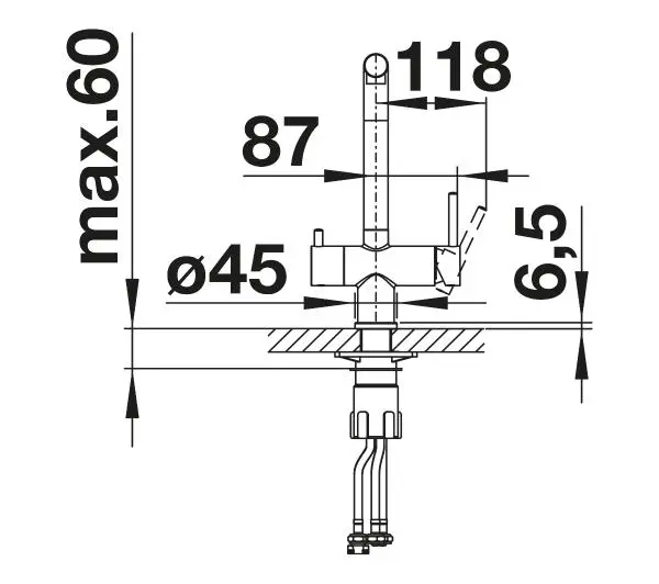 Blanco Fontas II 523130 Antracytowy Wygląd silgranitu - Kup na Raty - RRSO 0%