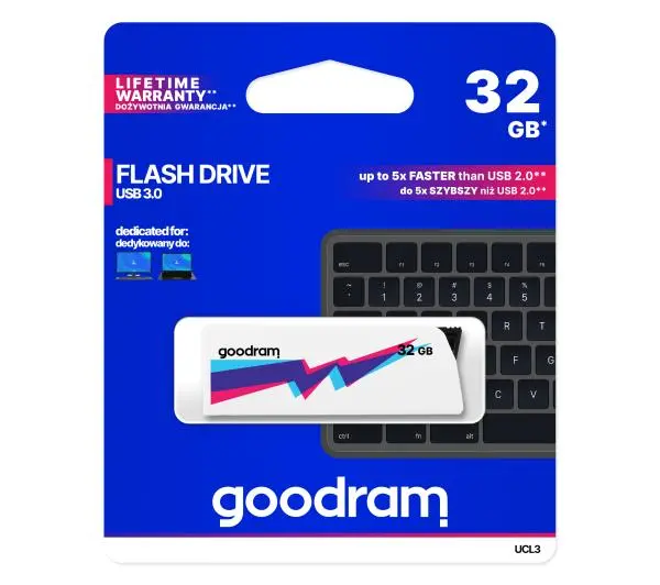 GoodRam UCL3 32GB USB 3.2  Biały