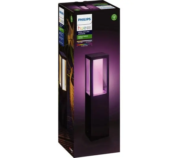 Philips Hue Outdoor Pedestal Light Black 17431/30/P7 - Kup na Raty - RRSO 0%