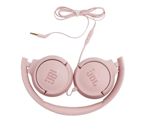 JBL Tune 500 Nauszne Mikrofon Różowy