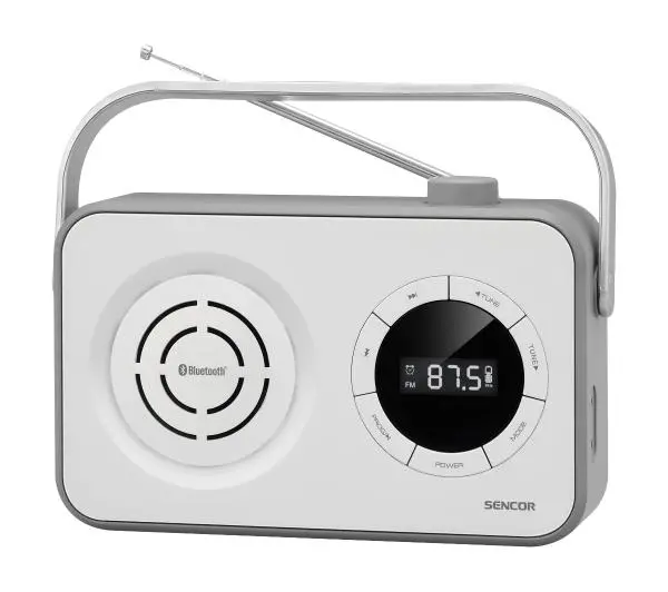 Sencor SRD 3200 W Radio FM Bluetooth Biały