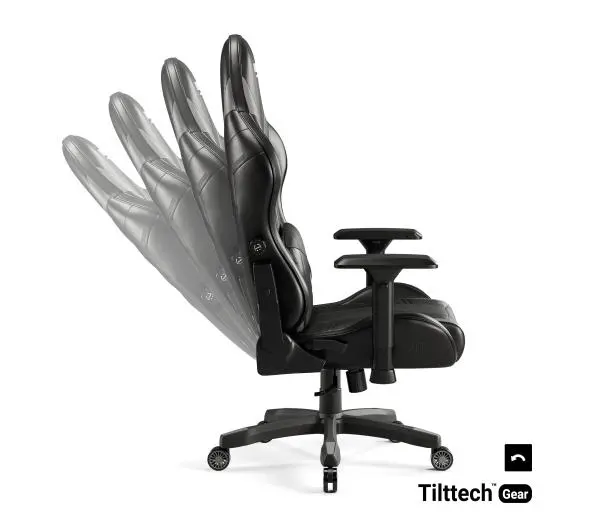 Diablo Chairs X-Ray 2.0 Normal Size Gamingowy do 136kg Skóra ECO Czarno-szary - Kup na Raty - RRSO 0%
