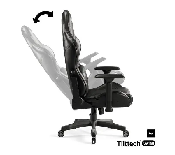 Diablo Chairs X-Ray 2.0 Normal Size Gamingowy do 136kg Skóra ECO Czarno-szary - Kup na Raty - RRSO 0%