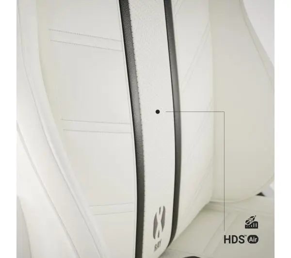 Diablo Chairs X-Ray 2.0 Normal Size Gamingowy do 136kg Skóra ECO Biało-czarny - Kup na Raty - RRSO 0%