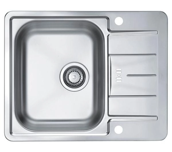 Zlewozmywaki kuchenne - Alveus Line Maxim 60 1085959 Stalowy Satyna
