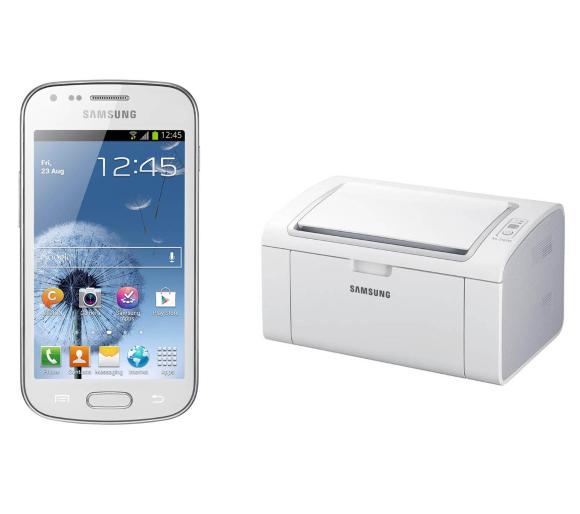 smartfon Samsung Galaxy Trend GT-S7560 (biały) + drukarka ML-2165W