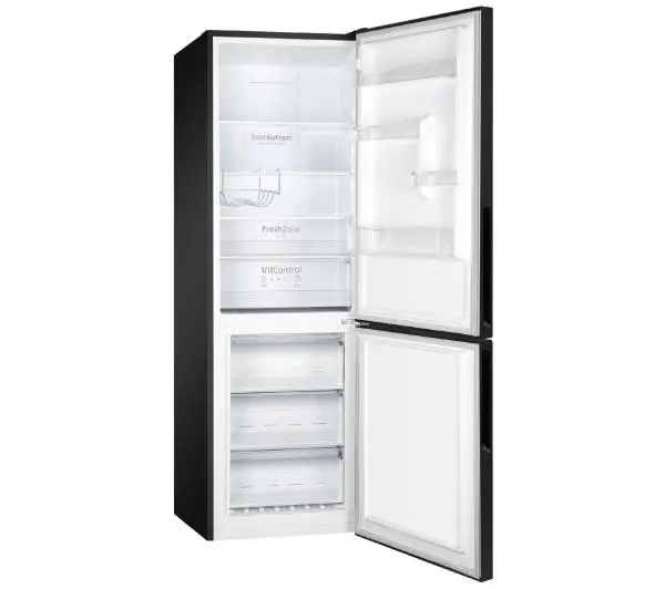 Amica FK3356.4GBDFZAA Pełny No Frost 185,5cm Szuflada z kontrolą wilgotności Czarny - DRUGI -30%, ALBO 5-TY ZA 1ZŁ - Kup na Raty - RRSO 0%