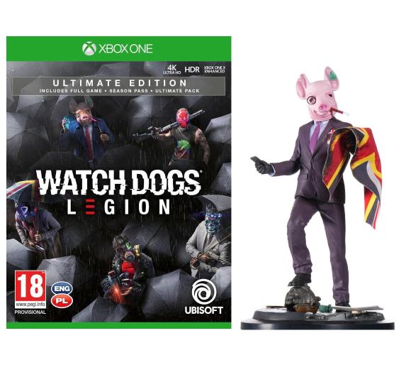 gra Watch Dogs Legion - Edycja Ultimate + figurka Gra na Xbox One (Kompatybilna z Xbox Series X)