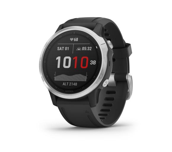 Smartwatch Garmin Fenix 6S (czarno-srebrny)