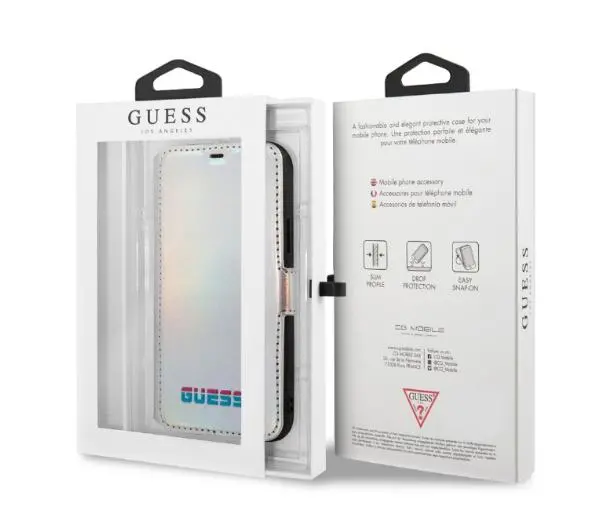 Guess GUFLBKN65BLD do iPhone 11 Pro Max Srebrny