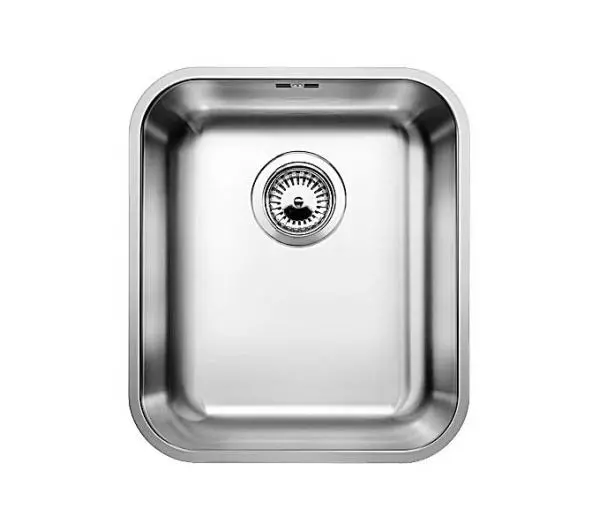 Zlewozmywaki kuchenne - Blanco SUPRA 340-U 518199 Stalowy Srebrny