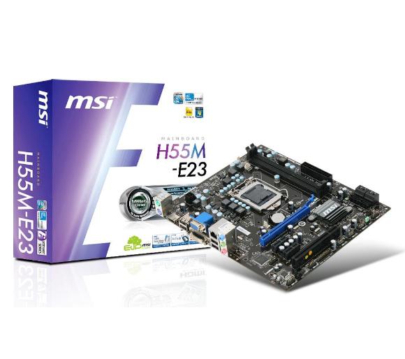 Msi h55m e23 совместимость