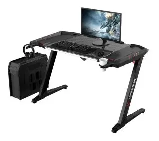 Ultradesk ROCKET 128cm Czarny - Kup na Raty - RRSO 0%