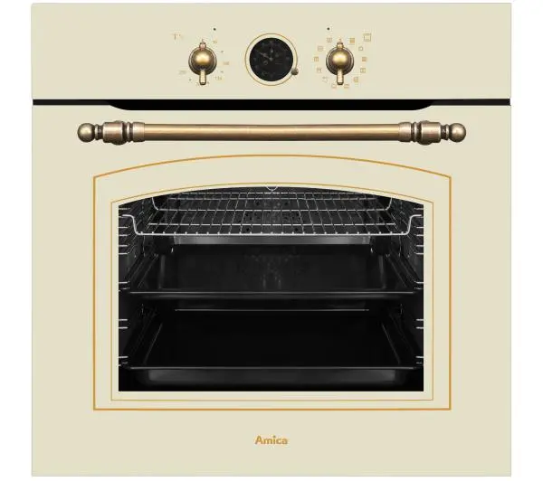 Amica ED17319W Retro Termoobieg Kość słoniowa