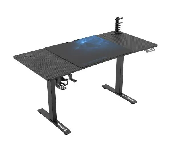 Ultradesk LEVEL V2 140cm Regulacja wysokości Czarno-niebieski - Kup na Raty - RRSO 0%