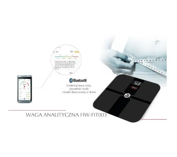 Tech-Med HW-FIT003 z Bluetooth 180kg
