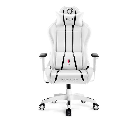 fotel gamingowy Diablo Chairs X-One 2.0 King Size (biało-czarny)