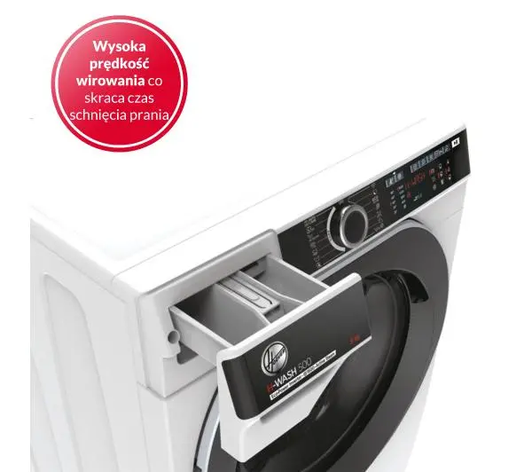 Hoover H-Wash 500 HWP 69AMBC/1-S Slim 9kg 1600obr/min Zdalne sterowanie - DRUGI -30%, ALBO 5-TY ZA 1ZŁ - Kup na Raty - RRSO 0%