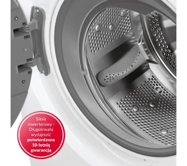 Hoover H-Wash 500 HWP 69AMBC/1-S Slim 9kg 1600obr/min Zdalne sterowanie - DRUGI -30%, ALBO 5-TY ZA 1ZŁ - Kup na Raty - RRSO 0%