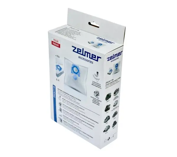 Zelmer ZVCA111B 4szt. + filtr