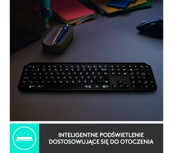 Logitech MX Keys Plus Grafitowy - Kup na Raty - RRSO 0%