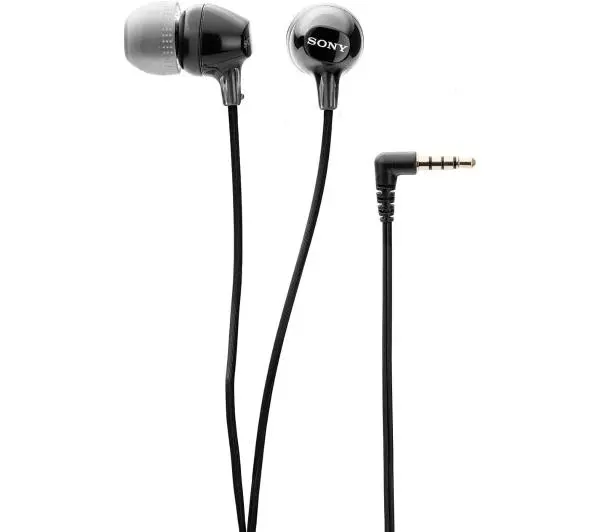 Sony MDR-EX15AP Dokanałowe Mikrofon Czarny - ⚡ BESTSELLERY ⚡