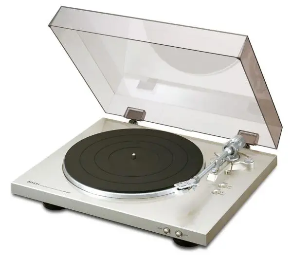 Denon DP-300F Automatyczny Napęd paskowy Przedwzmacniacz Srebrny