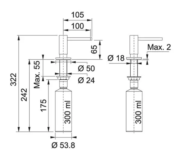 Franke Active Kawowy - DRUGI -30%, ALBO 5-TY ZA 1ZŁ - Kup na Raty - RRSO 0%