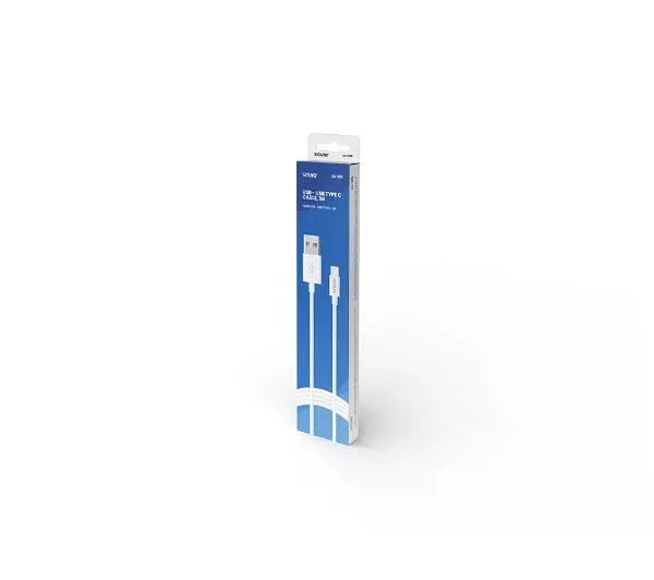 Savio CL-125 USB do USB typ C 1m Biały