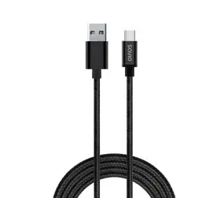 Savio CL-129 USB – USB typ C 2m Czarny