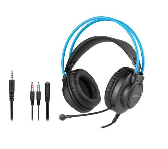 słuchawki z mikrofonem A4tech FStyler FH200i (niebieski)