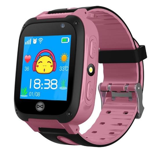 Smartwatch Forever Kids PhoneMe KW-55 (różowy)