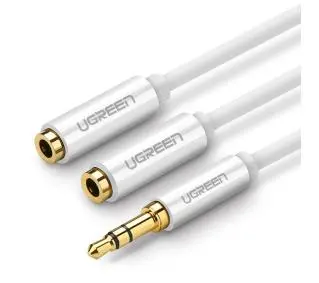 UGREEN AV123 AUX 0,25m Biały