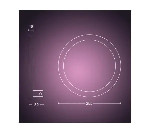 Philips Hue White and Colour Ambiance Sana 929003053001 Biały - Kup na Raty - RRSO 0%
