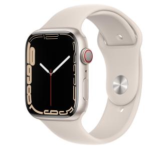 Smartwatch Apple Watch Series 7 GPS + Cellular 45mm (księżycowa poświata)