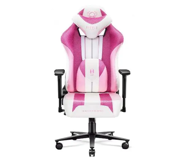 Diablo Chairs X-Player 2.0 Normal Size Gamingowy do 150kg Skóra ECO Tkanina Marshmallow pink